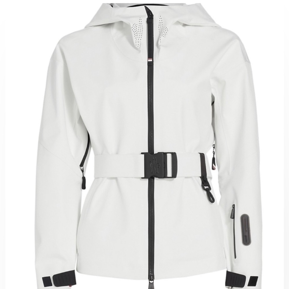 NWT Moncler Grenoble Teche Belted Hooded Jacket x-small